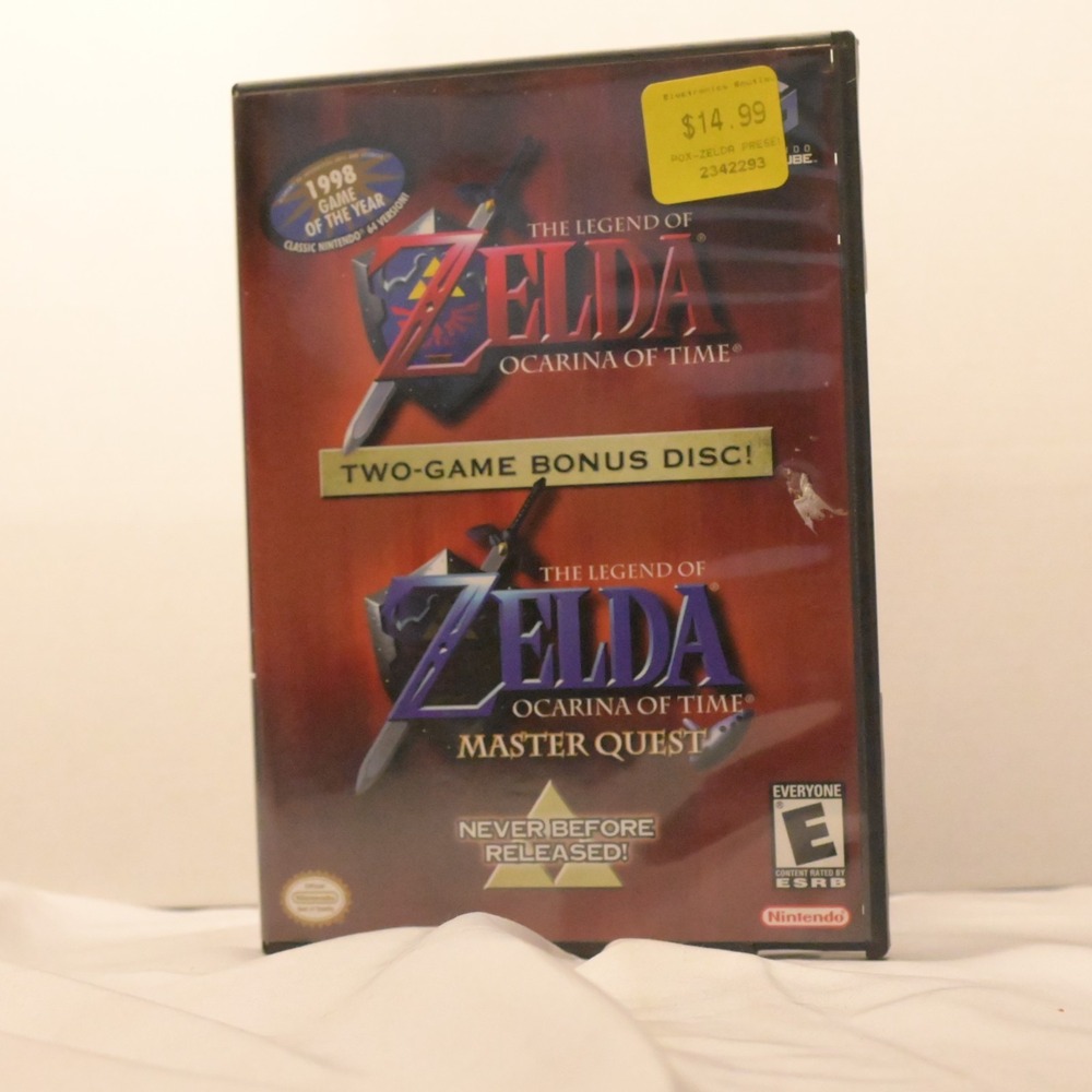 Legend of Zelda Ocarina of Time Master Quest GameCube Bonus Disc CIB